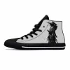 Shoes Hot Japanese Anime Cartoon Samurai Katana Warrior Casual Cloth Shoes High Top Lightweight Breathable 3D Print Men Women Sneakers