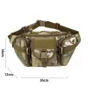 가방 위장 전술 벨트 가방 방수 남성 패니 팩 하이킹 군용 스포츠 벨트 가방 사냥 및 장비 군용 가방