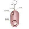 개인 경보 안전 사운드 비상 자체 ​​방어 보안 경보 Keychain LED Flashlight anti Attack Tool For Women Girls Kids