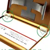 Metal Busin Card Holder Hand Push Card Case Bankkort Medlemskapspaket Ultra Thin Busin Organizer Packaging Box V5LU#