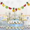 Party Decoration 2 PCS Summer Fruits Theme Banner Flower Garlands Hushållens bankett