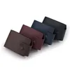 Nouveau portefeuille court pour hommes petit porte-carte multifonctionnel en cuir PU Busin Zipper Purse Fi de haute qualité Casual f80J #