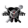 Zubehör Zahnarzt Ausrüstung Dental Büro Zähne Wandschild Dekorative Uhr Kieferorthopäde Vinyl Schallplatte Wanduhr Krankenschwester Wertschätzung Geschenk