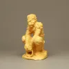Rzeźby kolor naturalny kolor małpa król statua chińskie mitologiczne postacie ręcznie szarowane biuro Dekoracja biura feng shui statua