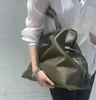 Torby na ramię oryginalne skórę wyjątkowo duże kobiety torebka torebka torebka moda luksusowy designerski sznurek Tote Tassel Clutch Bolsas