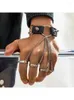 Bangle Fashionable And Personalized Finger Bracelet Punk Chain Rivet Tassel Ring Gothic Hip-hop Men's