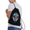 Terrier irlandais chien Vintage rétro Vaporwave plage Vi sacs à cordon sac de sport chaud léger 50aH #