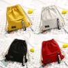Pocket Fitn Bag Yoga -Taschen tragbare Sportsack -Reisetasche Leinwand Kordelschnur Outdoor Rucksack Kordelkordel -Taschenkrapfer J8JS#