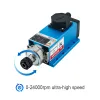 Hot blue/silve 1.5kw/2.2kw 24000RPM 400HZ 3 phase input air cooled spindle motor +1 set ER11 or ER20 collet For CNC Machine