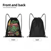 a Wild Cthulhu Drawstring Bag para Shop Yoga Mochilas Homens Mulheres Cat ou Mster Kaiju Lovecraft Filme Sports Gym Sackpack m3YW #