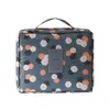 1pcs Multifunctial Make up Bag Floral Print Letter Patch Decor Toiletry Travel Bag Portable Cosmetic bag Waterproof W D0xb#