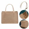 Szybka kropla statek Burlap TOTE BAGS BLAND JUTE Beach Eco Large Shop torebki prezentowe z uchwytem torebka o wielu rozmiarach O8I0#