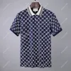Summer Brand Clothes Luxury Designer Polo Shirts Men's Casual Polo Fashion Snake Bee Print Brodery T Shirt High Street Mens Polos Asian Size M-3XL