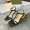 Summer Women Fashion Sandals Designer Conical Heels Comfortable High Heels Holiday Simple rhinestone Sweet Open Toe Shoes