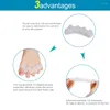 Tapetes de banho Sebs Confortável Toe Separador Hallux Valgus Corretor Ortopédico Hammer Straightener Espalhador Redução Fricção