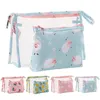 2st Söt Carto Cosmetic Bag PVC Portable Waterproof and Dustproast Travel Two-Piece Cosmetic Bag Lady Woman PAG P72G#