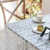 Tkanina stołowa biała obrus koronkowy wystrój weselny wystrój stołowy haft haftowy stół okładki domu dekoracje ślubne Y240401