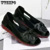 Oxfords Soft Sole Hollow Peep Toe Sandals Donne non colpite Oxford Shoe Shoad Leather Work Show Summer Simple Casual Drop Shipping