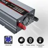 Datouboss Pure Sine Wave Faler DC 12V 24 V do AC 220V 50 Hz Power Falter 3000 W z USB Szybka ładowanie ciągłe 1500 W 1500 W