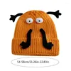 Berets Cartoon Beanie Hat Festival Party Adultos Crianças Handcrochet Windproof