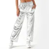 Pantalones de mujer Imcute Silver Simple 2024, pantalones rectos informales de cintura baja, ropa femenina de longitud completa sólida de primavera