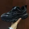 2024 Dirty Dad Shoes Triple S Track Trainers New Fashion Clowy Men and Women Designer Black Orange Ladies Walking Paris Shoe K2