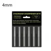 Bourr cylindrique enduit de diamant 6pc 4 / 4.8 / 5,5 mm 4 / 4.8 / 5,5 mm Ajusteur de la chaîne de tronçonneuse Chaîne d'ailleurs de la chaîne de gruge