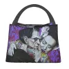 Mariée de Frankenstein Mster Sac à lunch isolé thermique Spooky Horror Lunch Ctainer pour pique-nique en plein air Stockage Repas Boîte de nourriture q7CI #