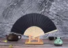 Decorative Figurines Engraved Wood Folding Hand Paper Fan Wooden Personality Fold Fans Outdoor Party Baby Shower Wedding Favors For Guest