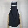 Etnische kleding Eén laag Niqab Boerka Hijab Nida Moslim Ademend Sluier Gezichtsbedekking Masker Eid Gebedskledingstuk Jilbeb Abaya Sjaal Islam Arabisch