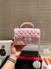 2024 Luxe Tas Ontwerp Schoudertas Dames Handtas Schapenvacht Kaviaar Tassen Dames Handtas Materiaal Diamant Patroon Flip Bag Praktisch en Veelzijdig