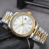 Fashion Casual Round Men's Quartz Business Male Menes Men Men Mechanical Wrist Wrists Orologio Uomo avec boîte