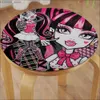 クッション/装飾枕MモンスターアニメH-High Draculaura Cusushion Mat Round Seat Cushion Office Dining Stool Pad Sponge Sofa Mat NonSlip Chail Cushions Y240401