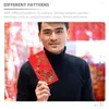 Envoltura de regalo 36 PCS Año Sobre rojo R Sobres 2024 Paquete de papel chino Paquetes de billetera Espesar