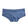 Onderbroek Zachte heren Sexy Comfortabele Lage Taille Boxer Briefs Ardennenzakje Ademend Mode Ondergoed U-convexe Modaal