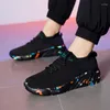 Casual Shoes Unisex Fashion Sneakers Women Sport Sock Men Damer Plus Size Light Walking Camouflage Student