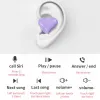 Cuffie Auricolari wireless a forma di cuore Auricolari TWS Cuffie compatibili con Bluetooth Moda da donna Cuffie da gioco per studenti Regalo per ragazza