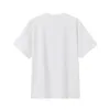 봄 여름 chaoluo 가족 D 구호 자수 짧은 슬리브 티셔츠 셔츠 단색 느슨한 커플 다목적 패션