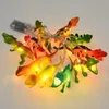 1,5 m Jungle Animal LED String Light Tiger Lion Elephant Dinosaur Light String Baby Shower Birthday Party Kids Bedroom Decor Gift 240325