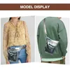 quality Leather Unisex Design Casual Travel Menger Sling Bag Fi Fanny Waist Belt Pack Leg Drop Bag Pouch 211-5r b6FH#