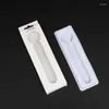 Gift Wrap Long Short White Paper Retail Display Box For Apple Airtags Protective Cover Case Tracker Anti-lost Keychain Sleeve