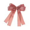 Hair Accessories Women Big Bow Barrettes Long Ribbon Pins Aesthetic Hairpin Large Headwear Oversized Bows For Birthday Gifts