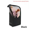 1pc High Capacity Stand-Up Makeup Brush Organizer Bag for Women - Portable and Easy to Use 13Mh#