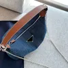 Torba projektantów mody średniowieczna pojemność torby pod pachami duża i średnia szerokość paska na ramię Size32x20 cm głębokie torba dżinsowa