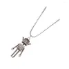 Pendentif Colliers Robot Antenne Strand Collier Cou Bijoux Décoration Pour L'espace Extérieur Anniversaire Graduation Party Faveurs