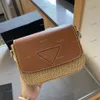 Designer-Rafite-Strohtasche, Damen-Strandtasche, luxuriöse Handtaschen, Hobos-Unterarmtasche, Sommer-Urlaubstasche, Kapazität, Unterarmtasche, Tragetasche, Designer-Umhängetaschen