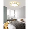 Ceiling Lights Bedroom Nordic Creative Geometric Diamond Lamp