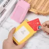 1pc New Portable Coin Purse PU Leather ID Card Holder Wallet With Keychain Bus Cards Cover Busin Office Work Accories 29a1#