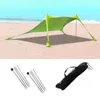 Namioty i schronienia na zewnątrz baldachowanie na plaży z wodoodporną markizą odporną na UV łatwa instalacja przenośna torba do przenoszenia