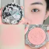 Flower Knows Swan Ballet Velvet präglad Blush Matt Pressed Blusher Powder Palette For Peachy Cheeks Natural 240327